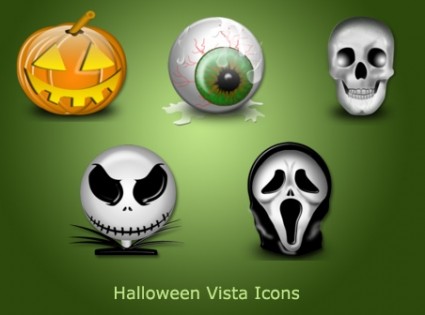 pack d'icônes icônes de Halloween vista