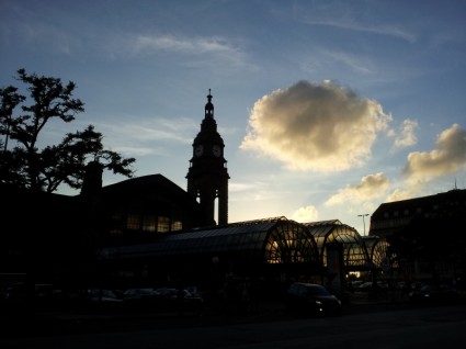 Hamburg stacja chmura