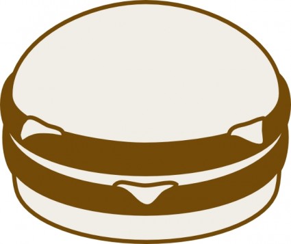 clip art de hamburguesa