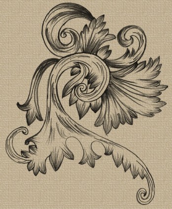 Hand Drawn Swirl Ornaments Free Vector And Photoshop Brush