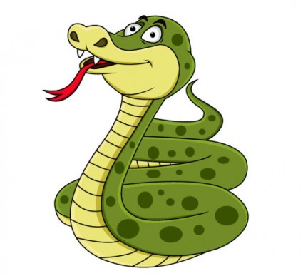 handpainted cartoon snake vector 187578 chọn tuổi xông đất đầu năm mới 2017 cho gia chủ tuổi Quý Tỵ 1953