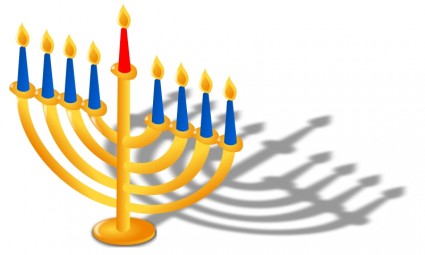 lâmpada de Hanukkah