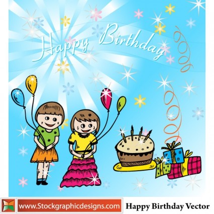 Happy birthday vektor
