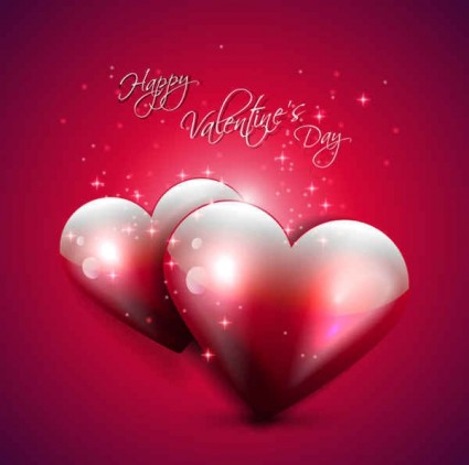 Happy Valentine s Day rote Hintergrund
