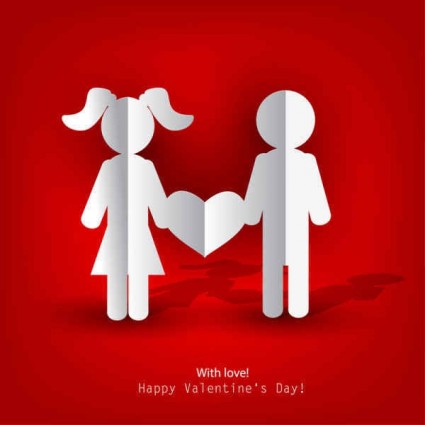 Счастливый день Святого Валентина карты с сердцем