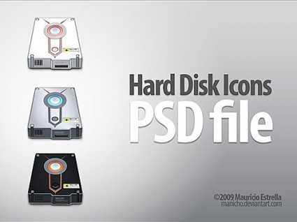 disque dur icônes gratuit psd
