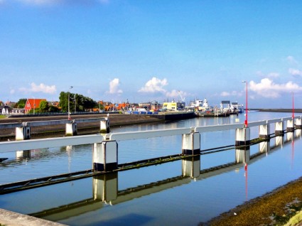 Harlingen canal do Países Baixos