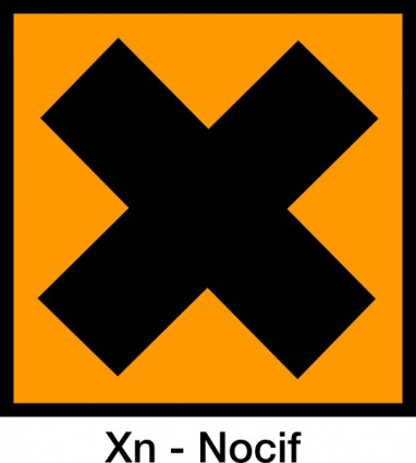 Harmful Warning No Not Do Not Orange Sign Clip Art