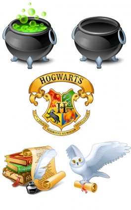 Harry potter biểu tượng biểu tượng gói