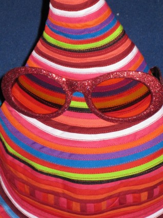 cor colorido chapéu