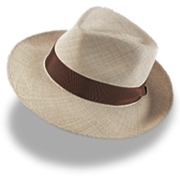 sombrero de lino de sombrero