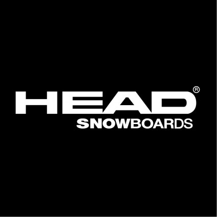 頭部的滑雪板