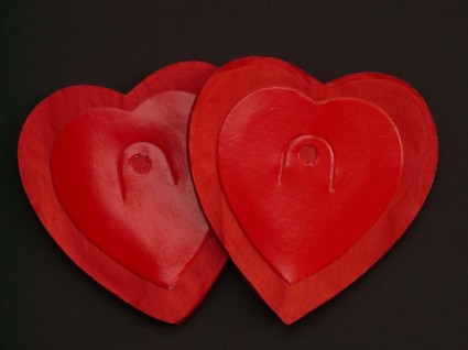 قلب الحب الأحمر