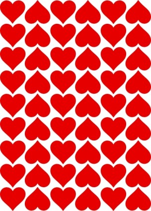 Heart Tiles Clip Art