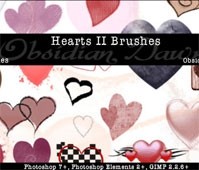 Hearts Ii Photoshop Brushes