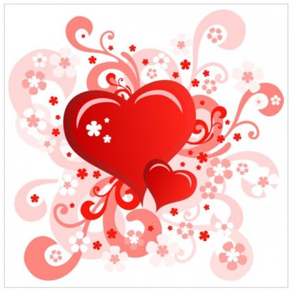 heartshaped valentine39s วันบัตรเวกเตอร์