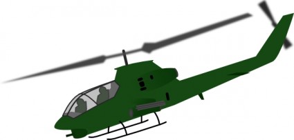 ヘリコプターのクリップアート