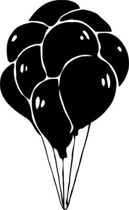 Helium-Ballone-ClipArt-Grafik