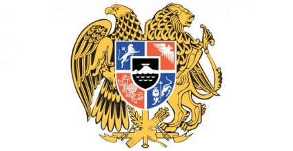 heraldycznego orła armenia zbrojowni wektor