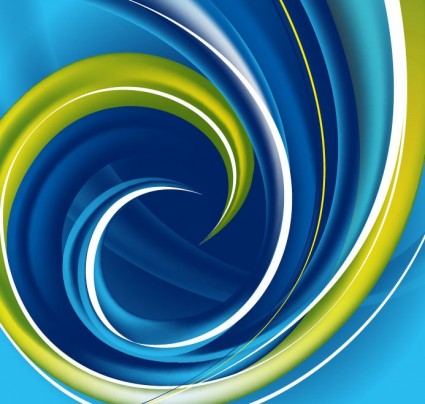 Hallo Tech swirl abstrakt-Vektorgrafik