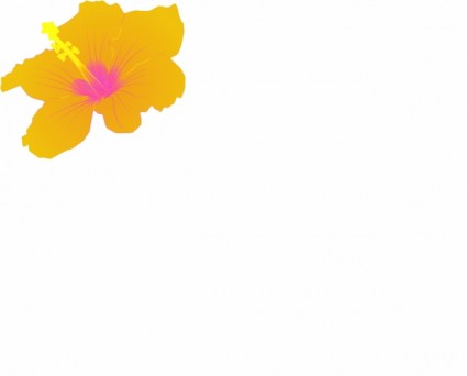 clip art de hibisco