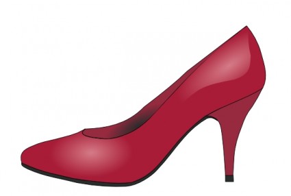 sepatu hak tinggi Sepatu Merah clip art