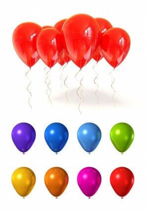 清晰的彩色气球图片
