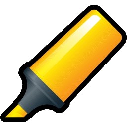 Sarı fosforlu kalem