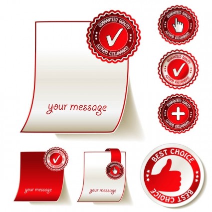 Highquality Stickers Vector