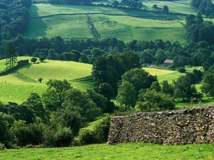colinas do troutbeck mundo de Inglaterra papel de parede