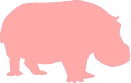 Hippo siluet