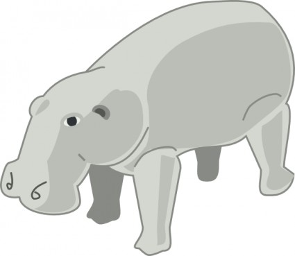 hipopótamo clip art