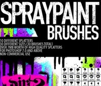 contrata ps7 splatter brushes