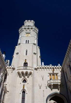 wieża zamek Hluboka