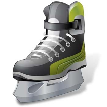 Hockey su ghiaccio skate vector Ia ghiaccio sakte vettoriale illustrator Ia hockey sport Ia illustrator disegno vettoriale
