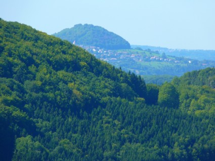 mây mù Hohenstaufen màu xanh