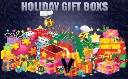 caixas de presente de feriado