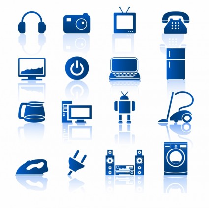 conjunto de ícones de eletrodomésticos
