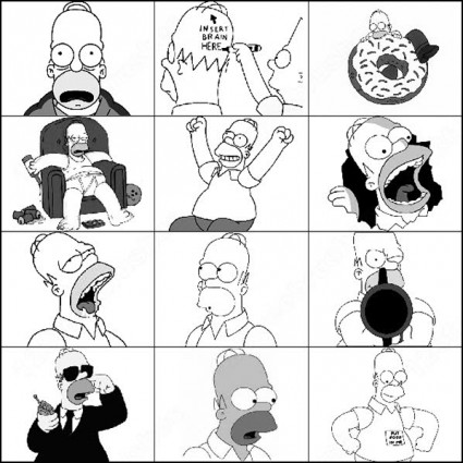 Homer Simpson-Pinsel