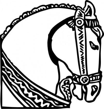 kuda kepala clip art