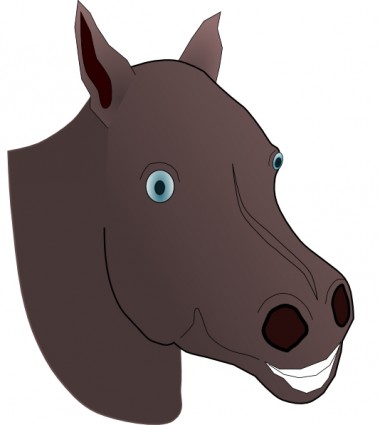 kuda kepala clip art