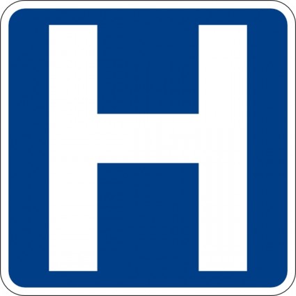 signo de hospital clip art