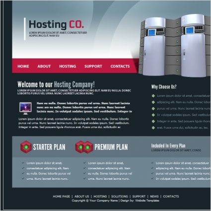 Hosting Co Template