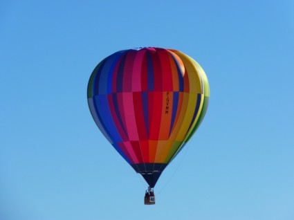 다채로운 뜨거운 공기 풍선 풍선