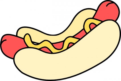 clipart de Hot-Dog sandwitch