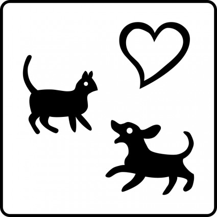 ícone do hotel permite animais de estimação