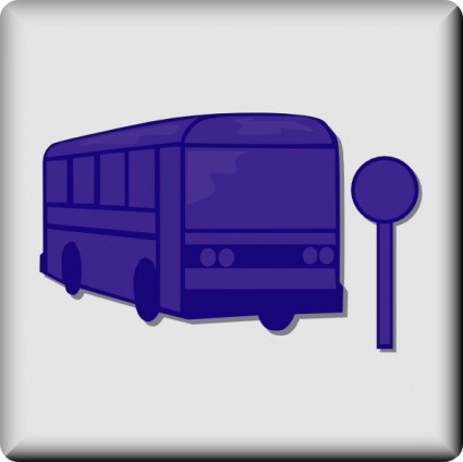 Hotel icon halte bus clip art