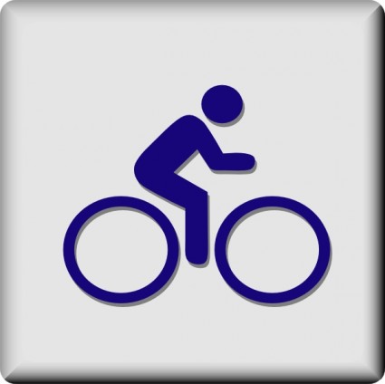 Hotel-Symbol-Radfahren-ClipArt-Grafik