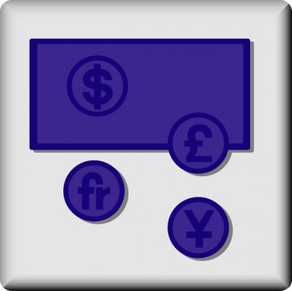 Hotel Symbol Geld Exchange ClipArt
