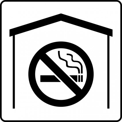 ícone do hotel não fumar no quarto